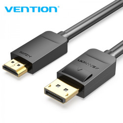 Vention Displayport Macho para HDMI Cabo Conversor Macho - 3m - Cor Preto