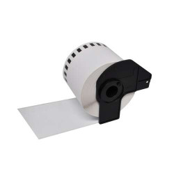 Brother DK22225 - Tamanho personalizado Etiquetas genéricas - Largura 38mm x 30.48 metros - Texto preto sobre fundo branco