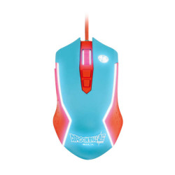 FR-TEC PC Dragon Ball Super Mouse Goku - Design ergonômico - Lâmpada LED RGB - DPI Control (800-8000) - Almofadas deslizantes - 