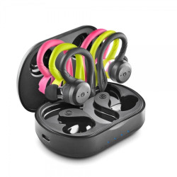 Auricular NGS Artica Jogger Sports Bluetooth 5.3 TWS - Inclui 3 alças de silicone de diferentes núcleos - Mãos livres - Autonomi