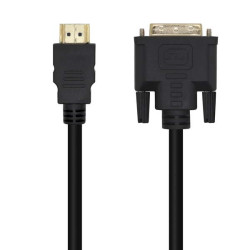 Cabo Aisens DVI para HDMI - DVI18+1/Male-HDMI To Male - 3.0m - Cor Preto