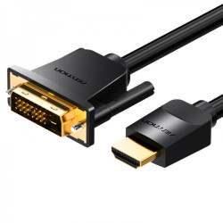 Vention DVI Macho para HDMI Conversor Macho - 2m - Cor Preto