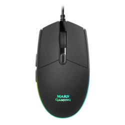 Mars Gaming MMG USB Gaming Mouse 3200dpi - 6 botões - Iluminação LED RGB - Uso destro - Cabo de 1,60 m