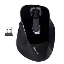 NGS Bow Wireless USB Mouse 1600dpi - 4 Botões - Destro - Cor Preto