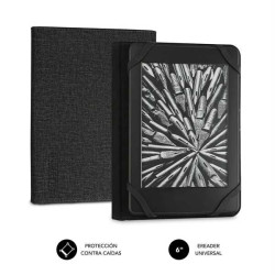 Estojo Ereader Resistente Subblim 6" - Interior Aveludado - Dobrável Confortável - Aderência Livre de Danos - Cor Preto