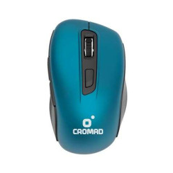 Mouse sem fio Cromad - alcance de até 10 metros - inclui receptor mini USB - Máxima autonomia da bateria, até 12 meses - 3 botõe