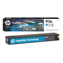 HP 913A Ciano Cartucho de Tinta Original - F6T77AE