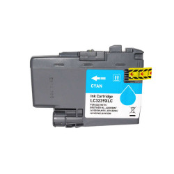 Brother LC3239XL Cartucho de tinta pigmentado genérico ciano - Substitui LC3239XLC