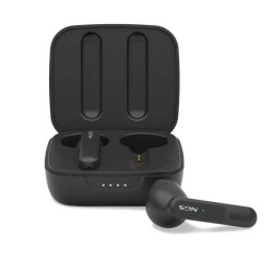 Auricular intra-auriculares Bluetooth NGS Artica Move Black 5.3 TWS - Hands Free - Assistente de voz - Autonomia até 7h - Base d