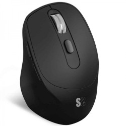 Mouse Bluetooth Sem Fio Subblim Comfort Ergo Dual, USB 2.4GHz 2400dpi - 5 Botões - Uso com a Mão Direita - Cor Preto