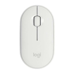 Logitech Pebble M350 Wireless USB Mouse 1000dpi - 3 botões - Uso ambidestro - Cor Branco