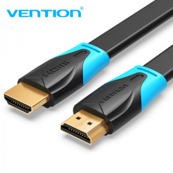 Vention Flat HDMI 2.0 macho para macho 4K cabo - 1.5m - cor preta