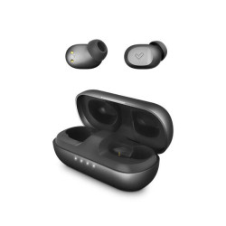 Energy Sistem Auscultadores sem fios Urban 3 - Wireless - Design compacto - Caixa de carregamento sem fios - Cor Preto