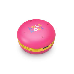 Energy Sistem Lol&Roll Pop Kids Coluna Bluetooth - Compartilhamento de Música - Cabo Destacável - Personagem para cantar - Cor R