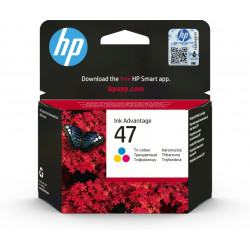 HP 6ZD61AE Cor Cartucho de Tinta Original - 47