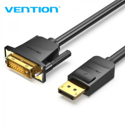 Vention Displayport Macho para DVI Cabo Conversor Macho - 2m - Cor Preto