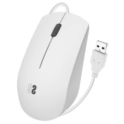 Mouse Óptico Empresarial Subblim - Todo-o-Terreno - Silent Click - Ergonômico - Wired Freedom - Simplicidade e minimalismo - Cor