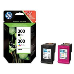 HP 300/901 Preto + Cor Pack de 2 Cartuchos de Tinta Originais - CN637EE/SD519AE