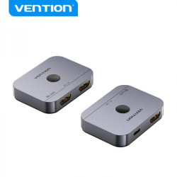 Vention Switch / Splitter HDMI 2.1 8K bidirecional HDMI fêmea / USB-C fêmea para 2x HDMI fêmea - cor cinza