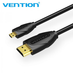 Vention HDMI 1.4 macho para Micro HDMI cabo macho - 3m - cor preta