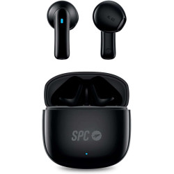 Auricular SPC True Wireless Zion 2 Play - Autonomia de 28 horas - Base de carregamento USB-C - Controle de toque - Compatível co