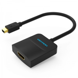 Vention Mini Displayport Macho para HDMI Fêmea - 0.15m - Cor Preto