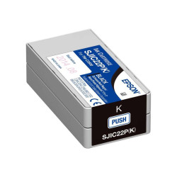 Epson SJIC22P Preto Cartucho de Tinta Original - C33S020601/SJIC22P(K)