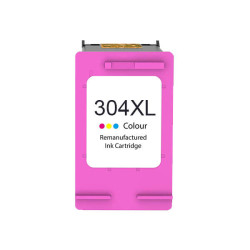 HP 304XL Cor Cartucho de Tinta Remanufacturado - Mostra Nivel de Tinta - Substitui N9K07AE/N9K05AE