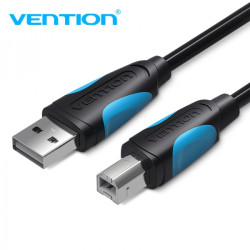 Vention USB 2.0 macho para USB-B macho cabo para impressora - 2m - 480mbps - Cor Preto