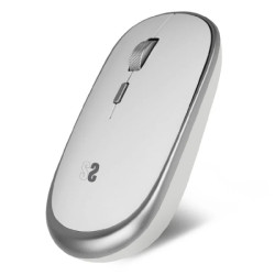 Mouse Sem Fio Subblim Mini - 54mm x 25mm - Silencioso - Precisão ajustável - Acabamentos de qualidade - Ambidestro - 4 botões - 