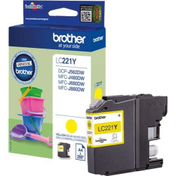 Brother LC221 Tinteiro Original Amarelo - LC221YBP