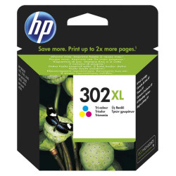 HP 302XL Cor Cartucho de Tinta Original - F6U67AE