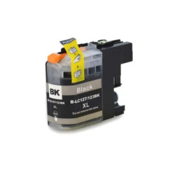 Brother LC123XL/LC121XL Tinteiro Genérico Preto - Substitui LC123BK/LC121BK