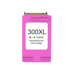 HP 300XL Cor Cartucho de Tinta Remanufacturado - Substitui CC644EE/CC643EE