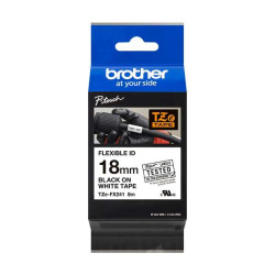 Brother TZe461 Original Laminated Label Tape - Texto preto no fundo vermelho - Largura 36mm x 8 metros