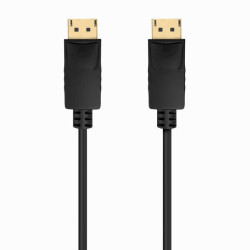 Cabo Aisens Displayport V1.2 CCS 4K@60Hz - DP/M-DP/M - 1.0m - Cor Preto