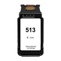 Canon CL513/CL511 Cartucho de tinta remanufaturado colorido - Mostra o nível de tinta - Substitui 2971B001/2972B001