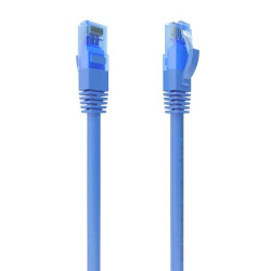 Cabo de rede Aisens RJ45 Cat.6 UTP AWG26 CCA - 2.0m - Cor Azul