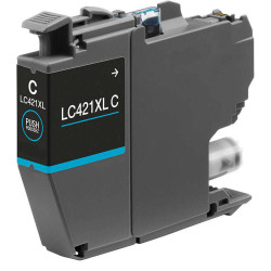 Brother LC421XL Cartucho de tinta genérico ciano - Substitui LC421XLC