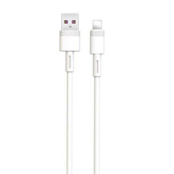 XO NB166 USB-A macho para Lightning 5A Cabo - Carregamento de alta velocidade + transmissão de dados - Comprimento 1m