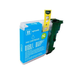 Brother LC980XL/LC1100XL/LC985XL Ciano Cartucho de Tinta Genérico - Substitui LC980C/LC1100C/LC985C