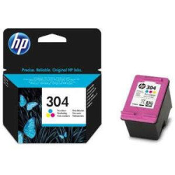 HP 304 Cor Cartucho de Tinta Original - N9K05AE