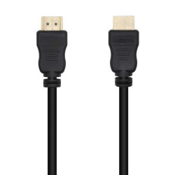 Cabo de alta velocidade Aisens HDMI V1.4 14+1 CCS - A/M-A/M - 1.0M - Preto