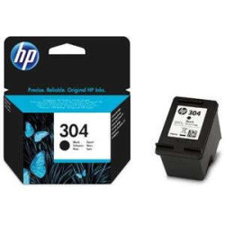 HP 304 Preto Cartucho de Tinta Original - N9K06AE