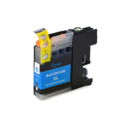 Brother LC123XL/LC121XL Cartucho de tinta genérico ciano - Substitui LC123C/LC121C