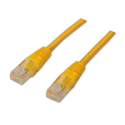 Cabo de rede Aisens RJ45 Cat.6 UTP AWG24 - 1.0m - 10/100/1000 Mbit/s - Cor Amarela