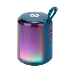 Coolsound Bluetooth Speaker Light Boom 5W - Alça de Transporte - Efeitos de Luz LED - Cor Azul