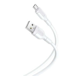 Cabo de Carregamento e Transmissão de Dados XO - Comprimento 1m - Conector Micro USB - Silicone macio e durável - Alta Velocidad