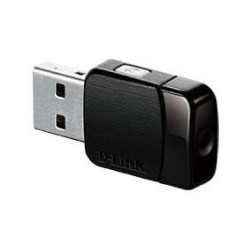Adaptador WiFi USB sem fio D-Link AC600 - Até 433Mbps - MU-MIMO - WPS