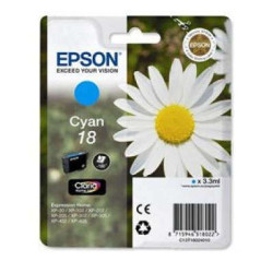 Epson T1802 (18) Ciano Cartucho de Tinta Original - C13T18024012